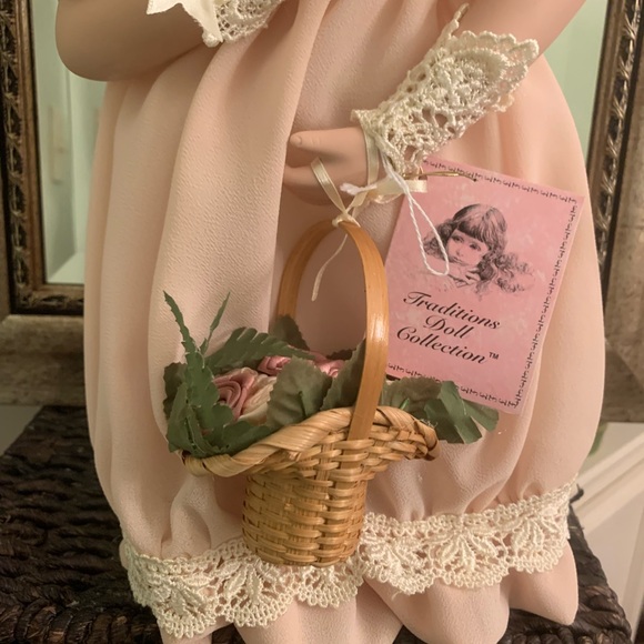 Vintage Traditions Doll Collection  "Olivia" Porcelain Doll - Picture 3 of 7